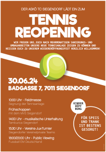 Re-Opening ASKÖ TC Siegendorf - 30. Juni 2024